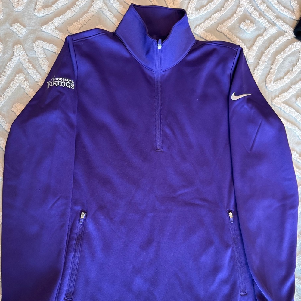 Minnesota Vikings Nike Golf Purple Performance Jacket - Size M